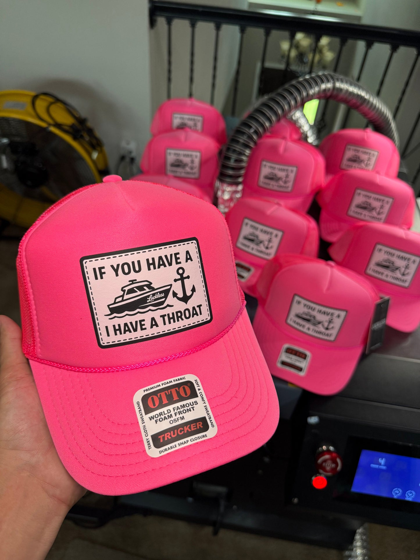 Boat Throat Trucker Hat Luckless Outfitters