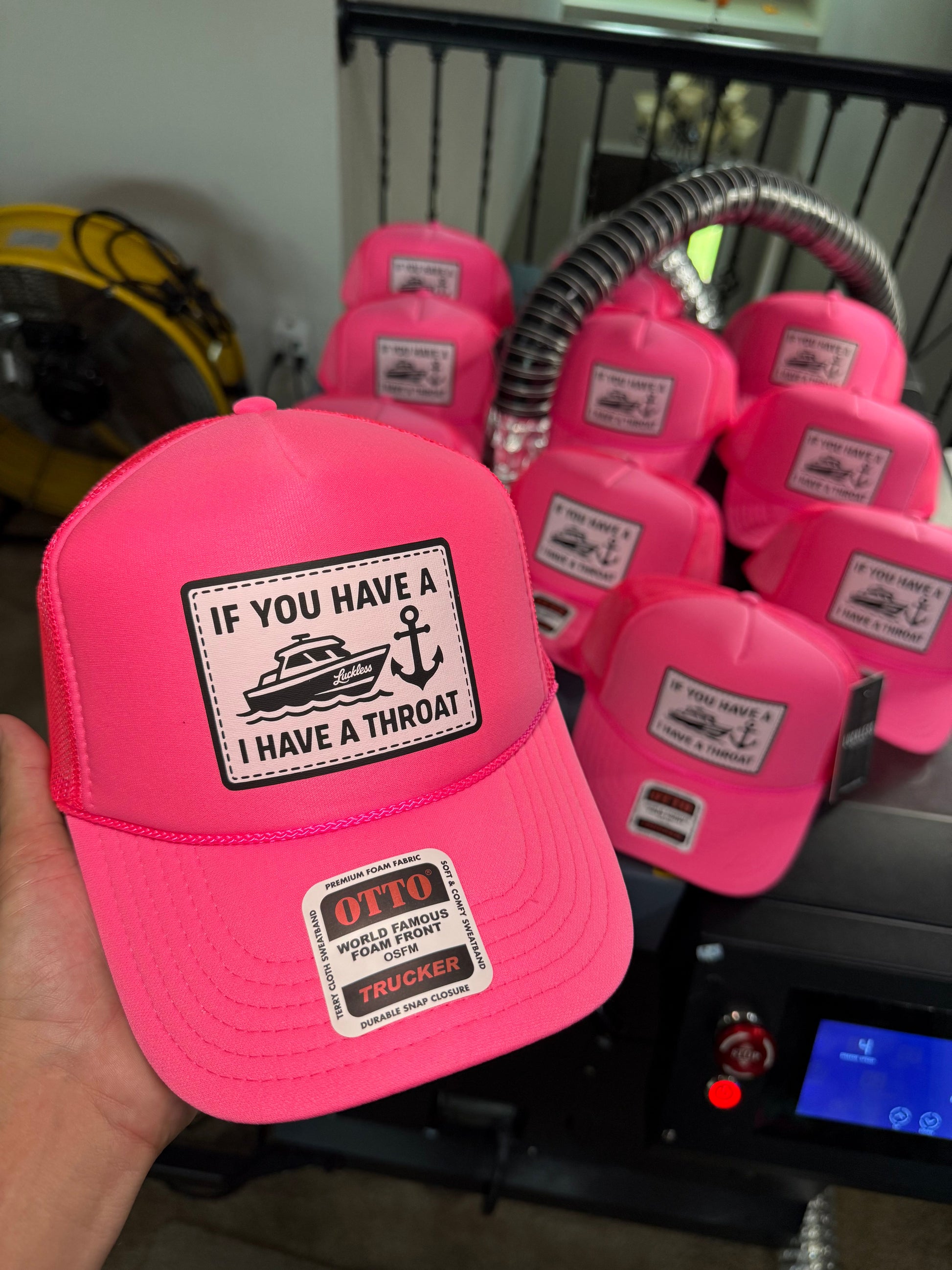 Boat Throat Trucker Hat Luckless Outfitters