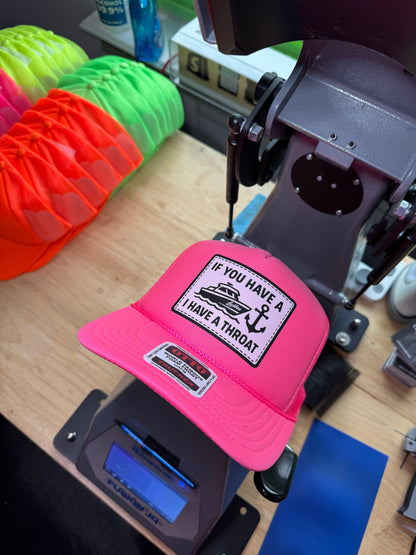Boat Throat Trucker Hat Luckless Outfitters
