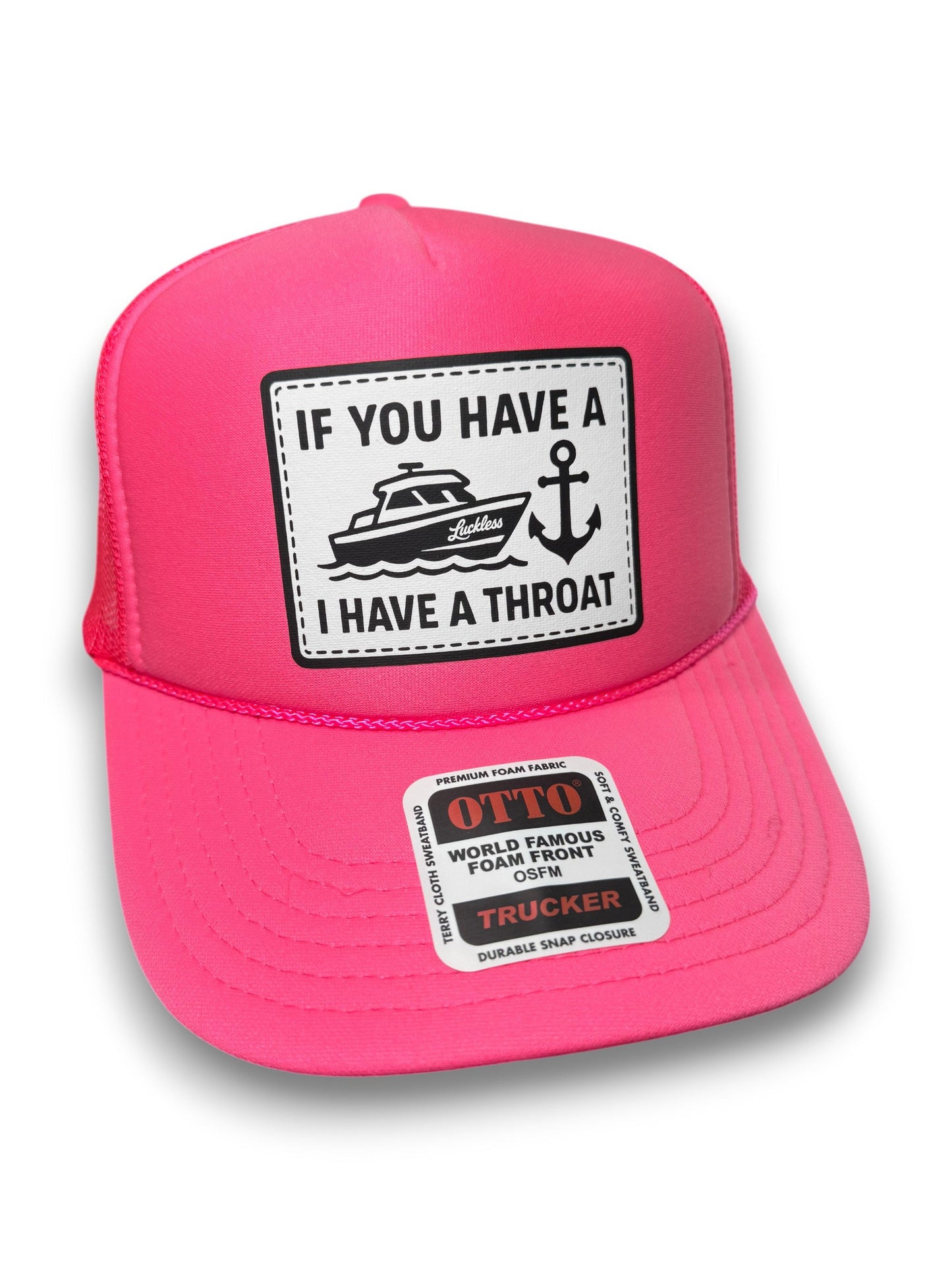 Boat Throat Trucker Hat Luckless Outfitters