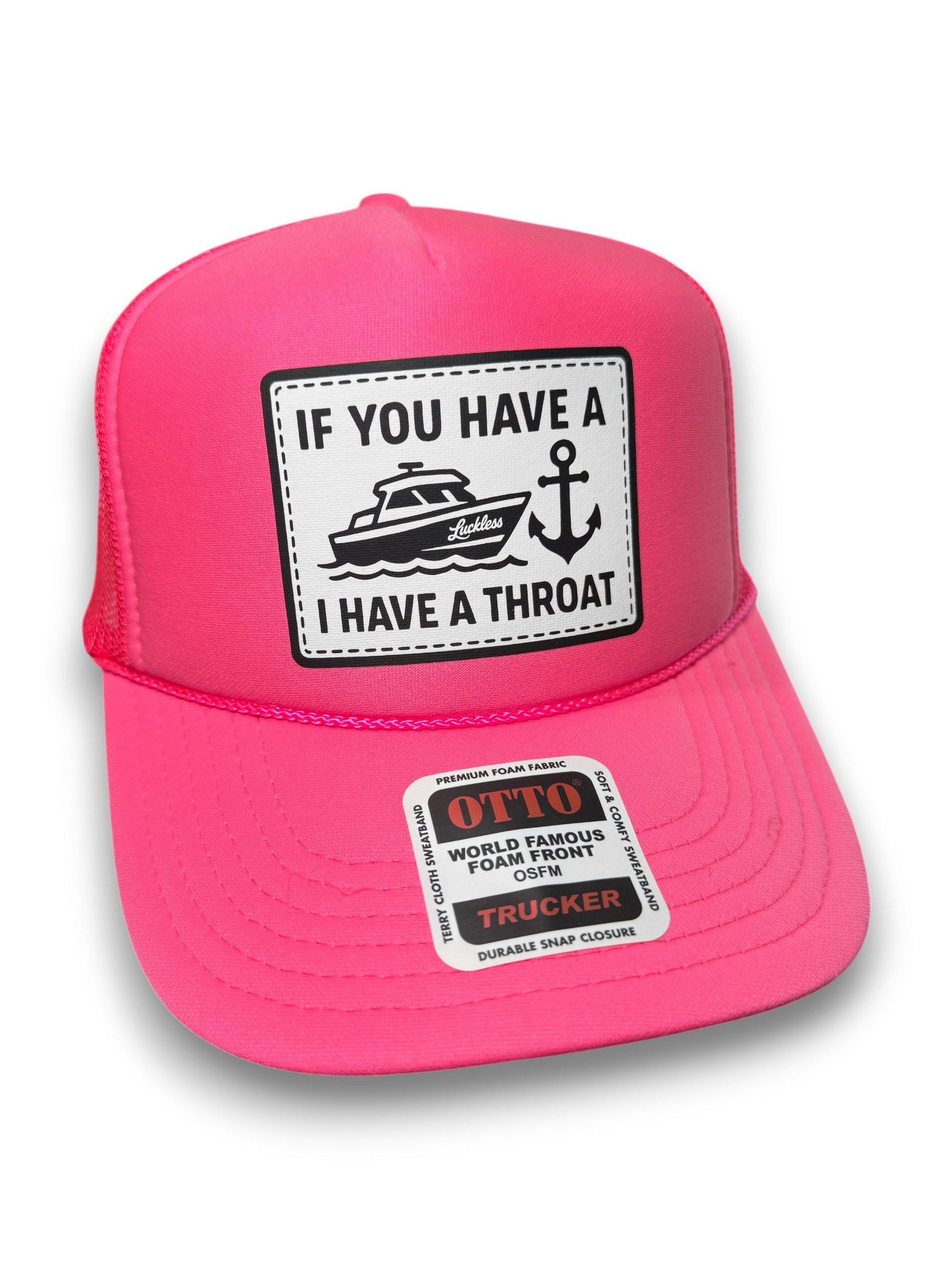 Boat Throat Trucker Hat Luckless Outfitters