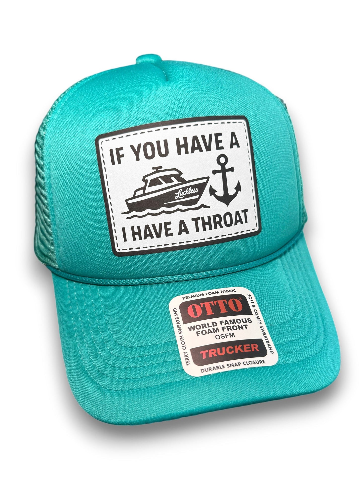 Boat Throat Trucker Hat Luckless Outfitters