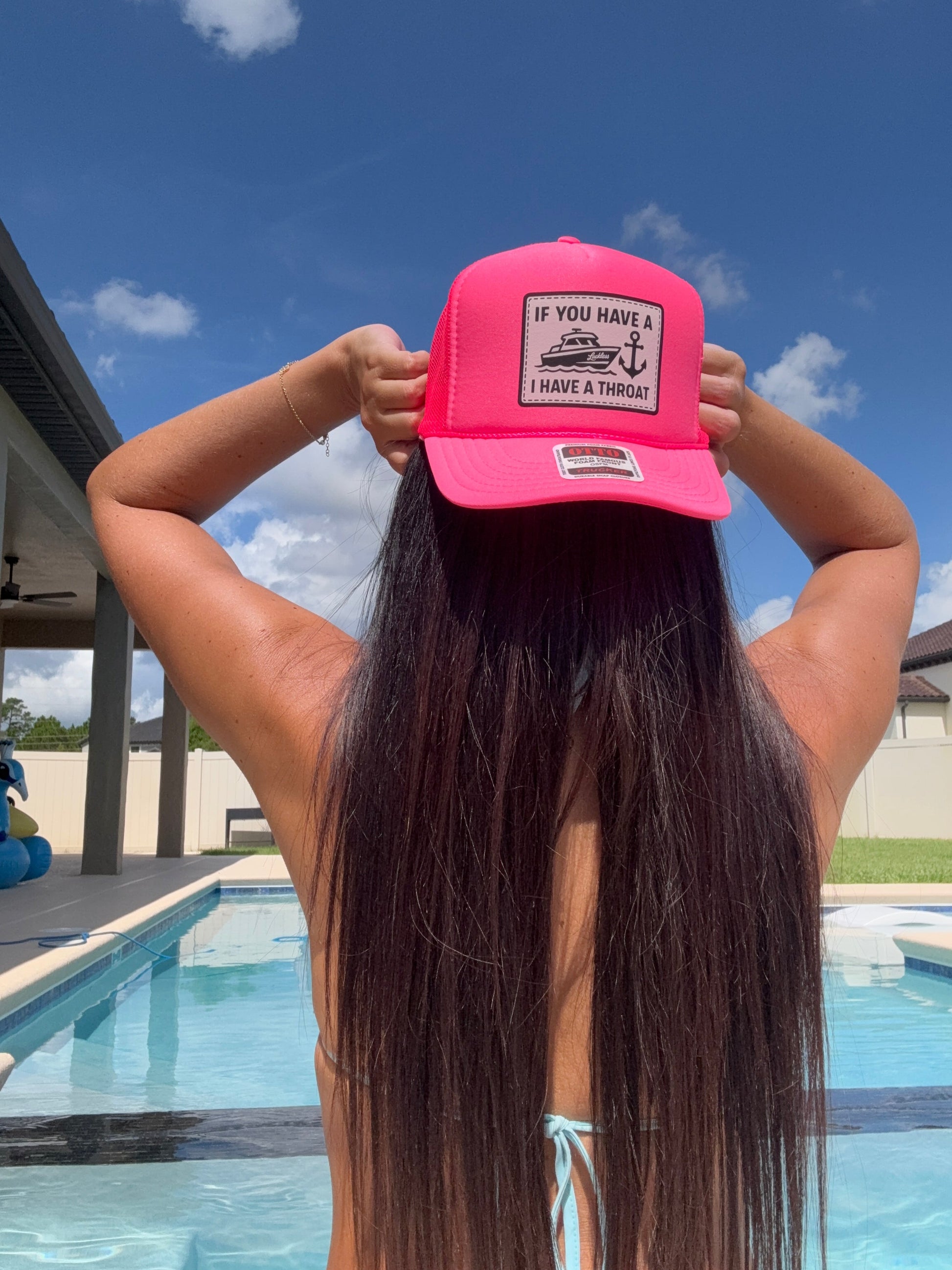 Boat Throat Trucker Hat Luckless Outfitters