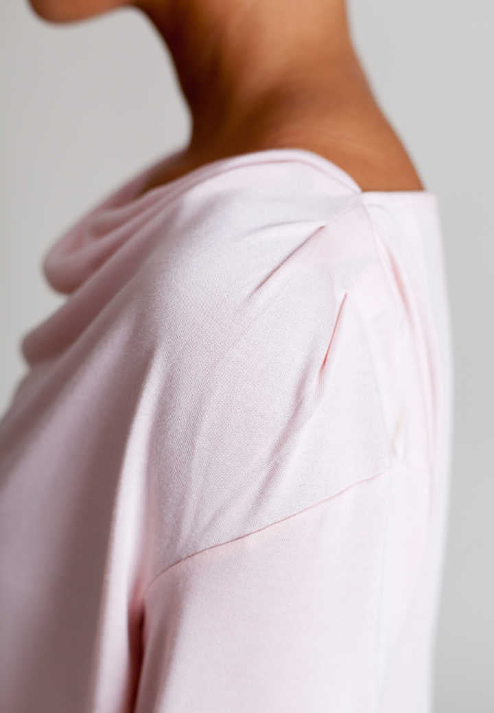 Bon Voyage Travel Tee - Blush Pink Buki