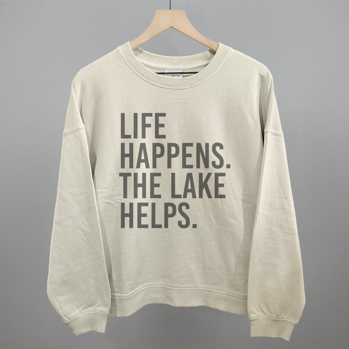 Life Happens. The Lake Helps. Ivy + Cloth