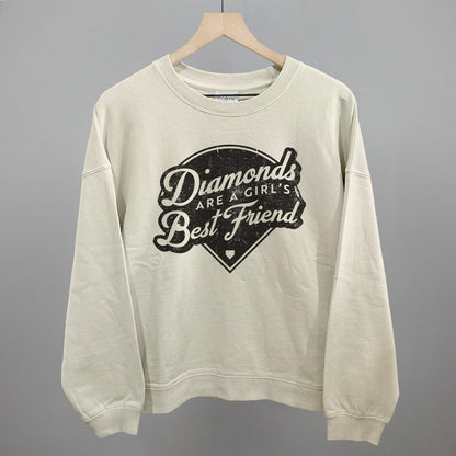 Diamonds Are A Girl's Best Friend (Vintage Script) Ivy + Cloth