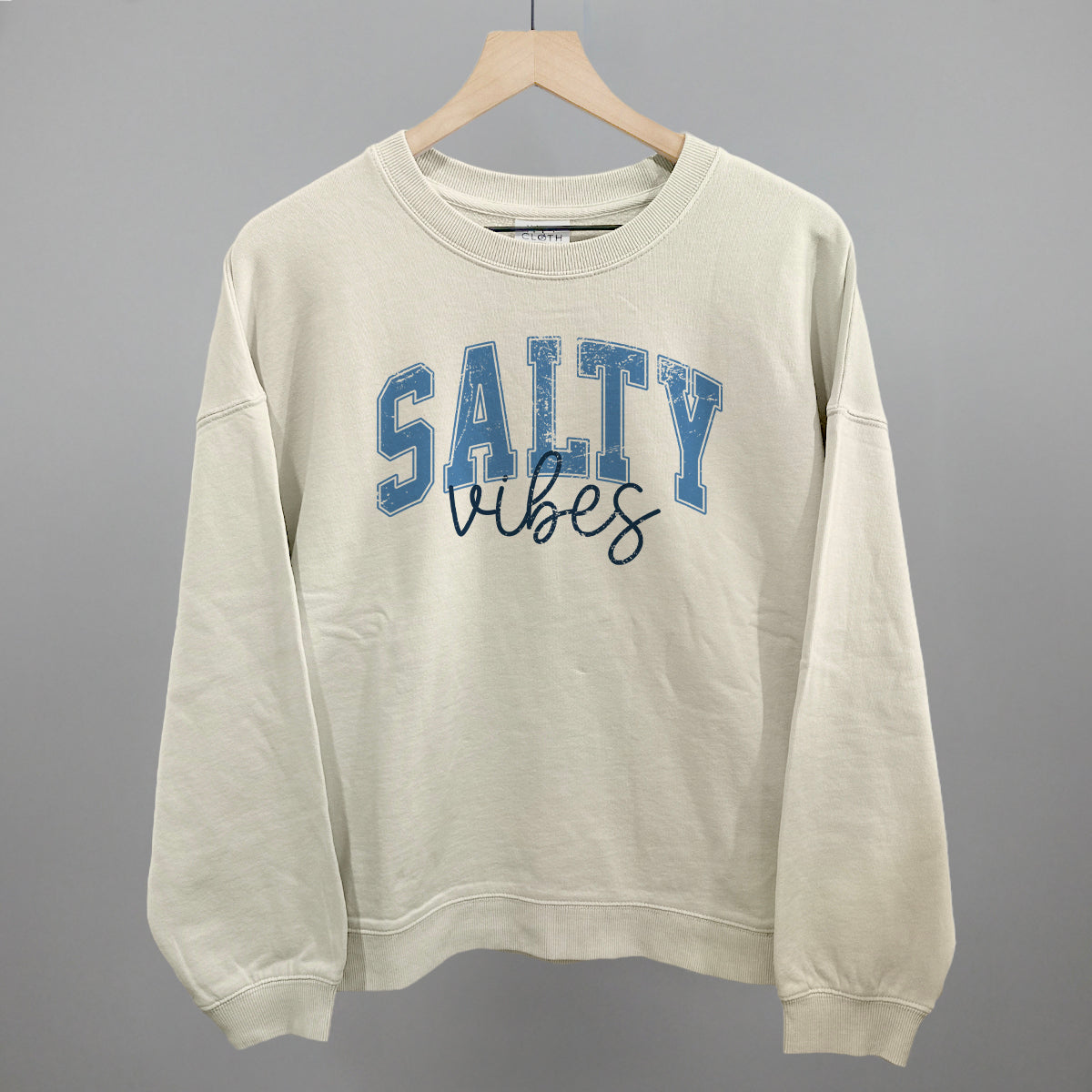 Salty Vibes Arch + Script Distressed Ivy + Cloth
