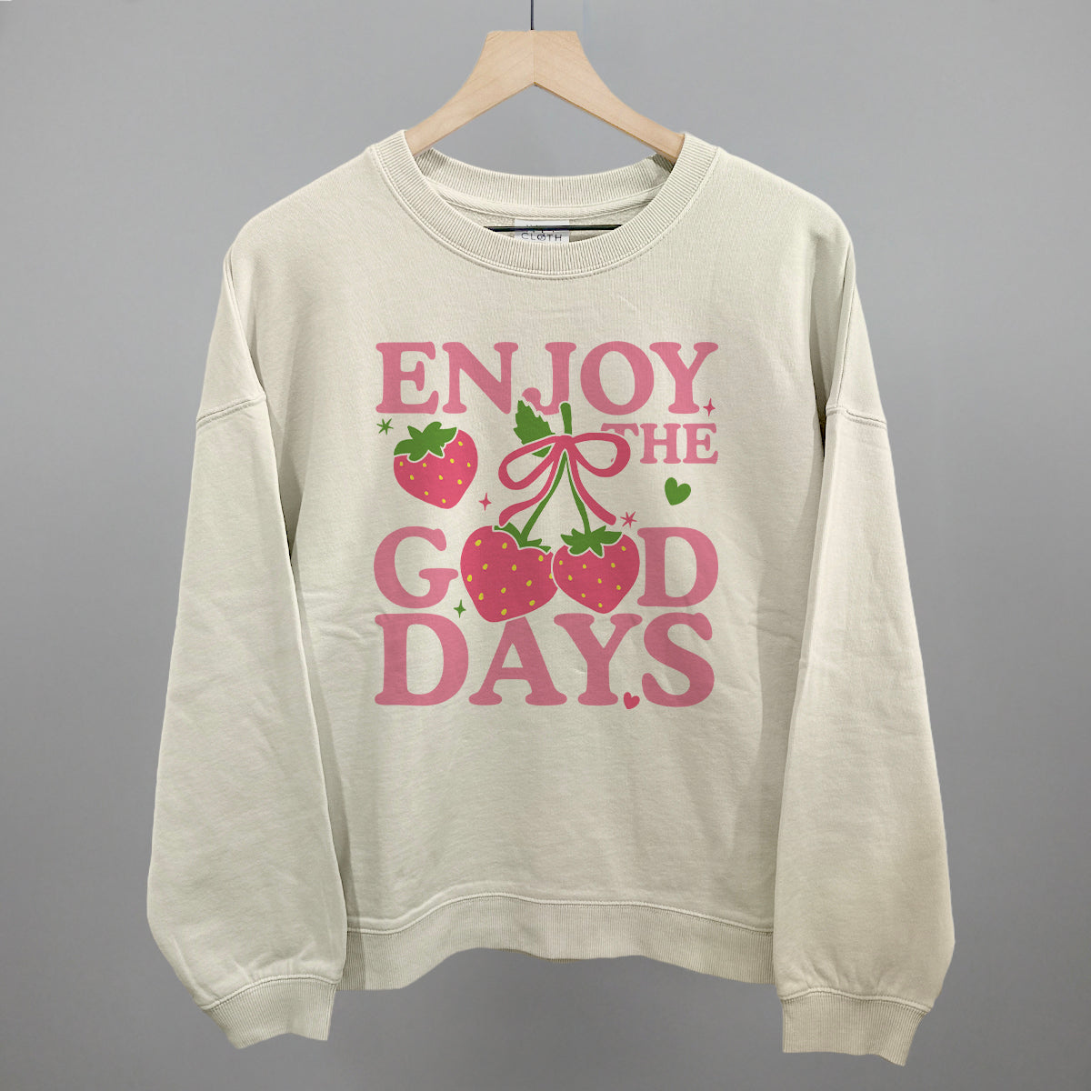 Enjoy The Good Days Strawberries Ivy + Cloth