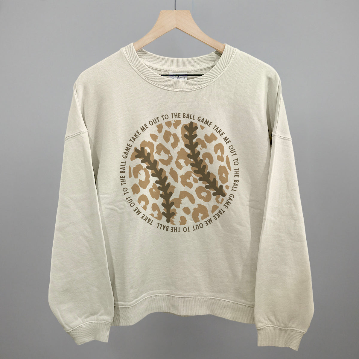 Take Me Out To The Ball Game (Leopard Baseball) Ivy + Cloth