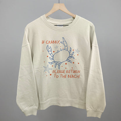 If Crabby, Please Return To The Beach Ivy + Cloth