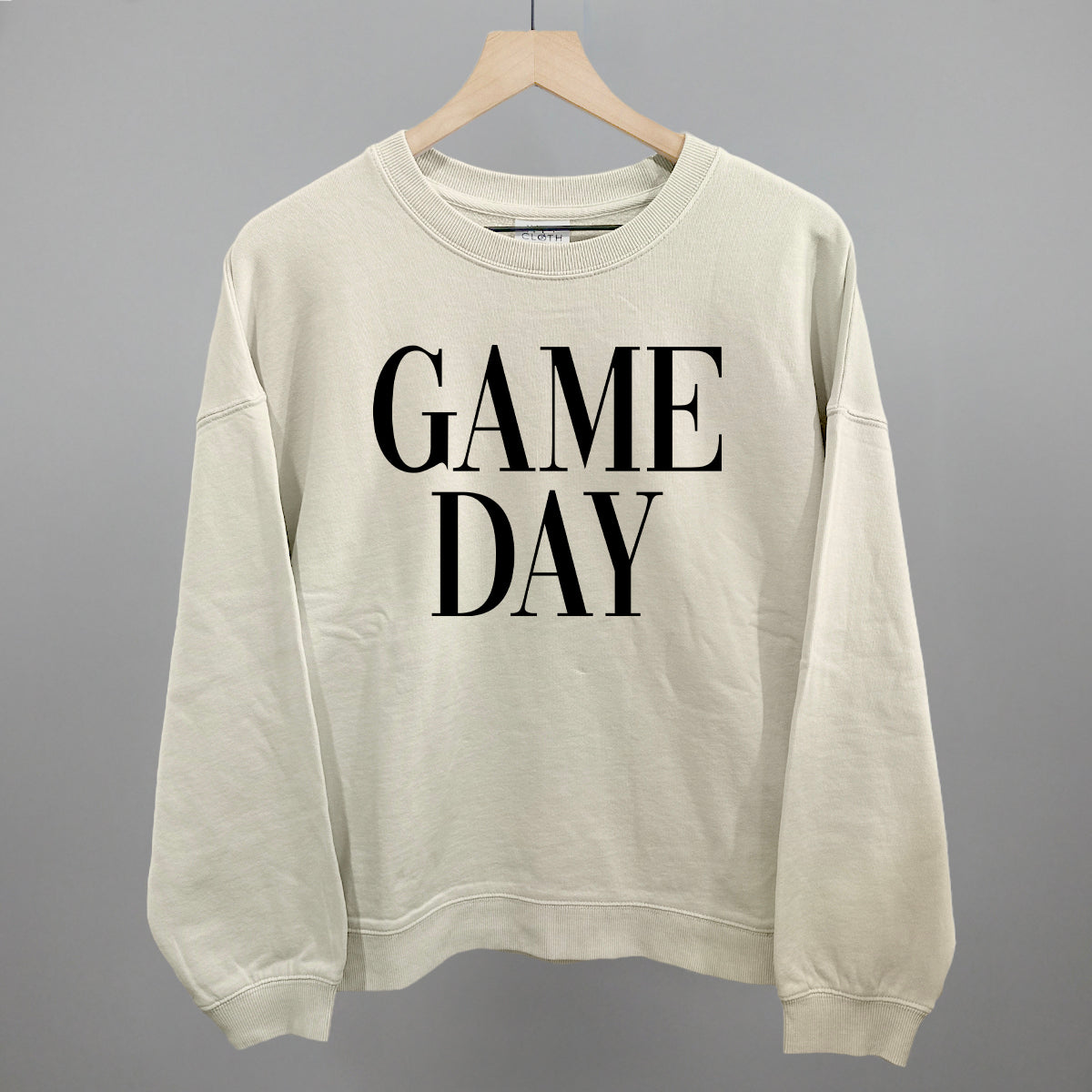 Game Day Black Serif Ivy + Cloth