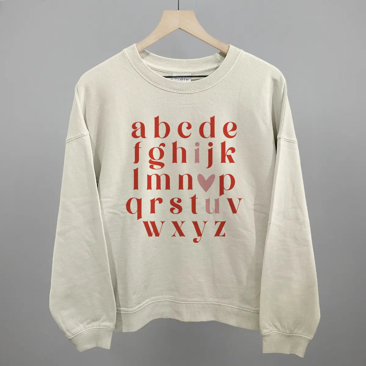 I Heart U Alphabet Ivy + Cloth