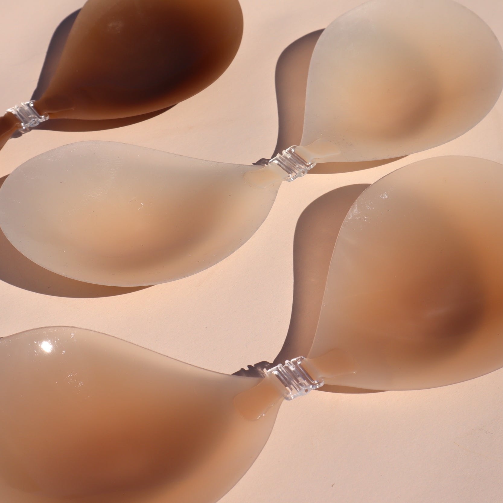 Seamless Stick-On Bra in LIGHT TINT Boob-eez