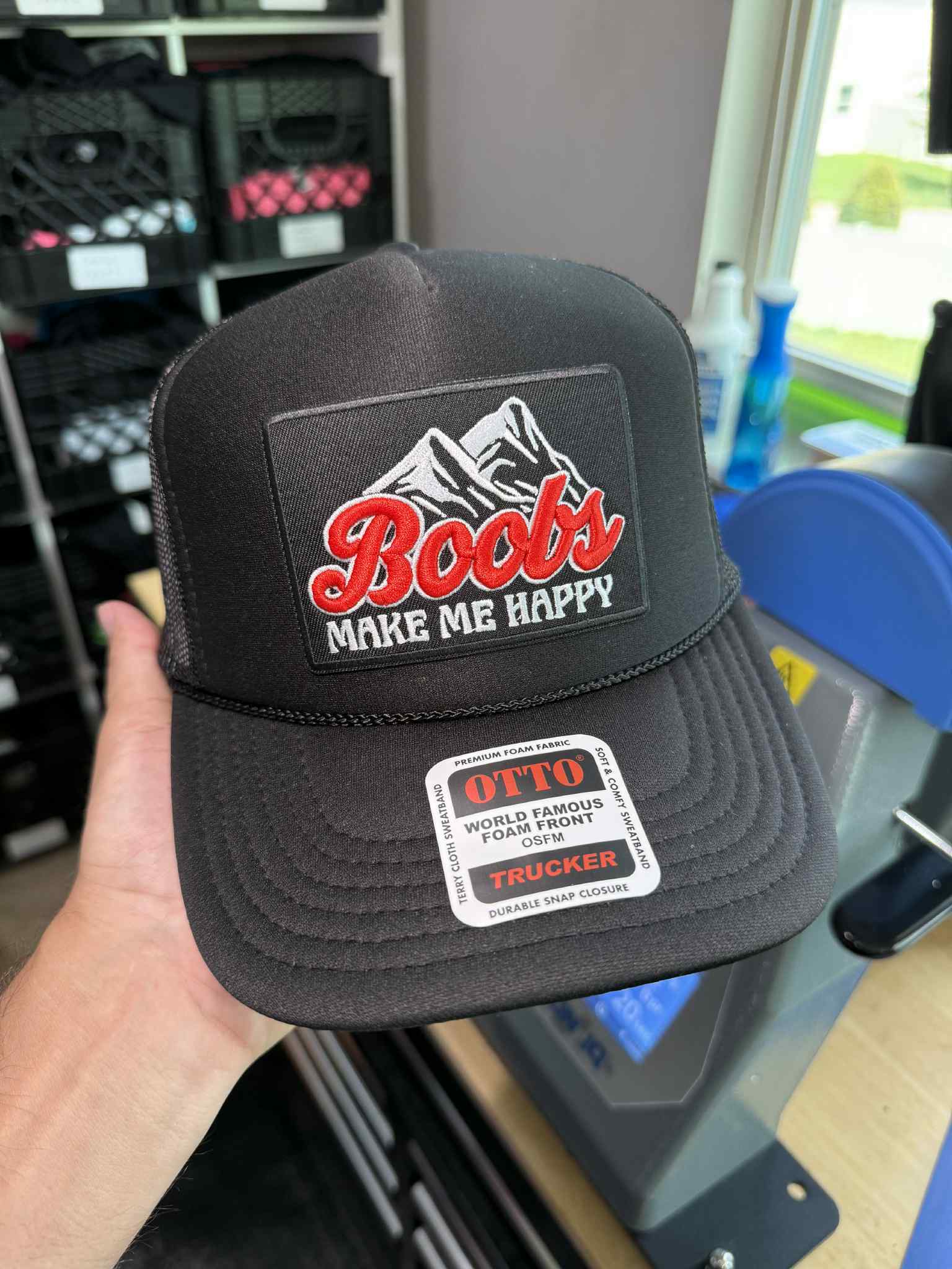Make Me Happy Patch Hat Luckless Outfitters