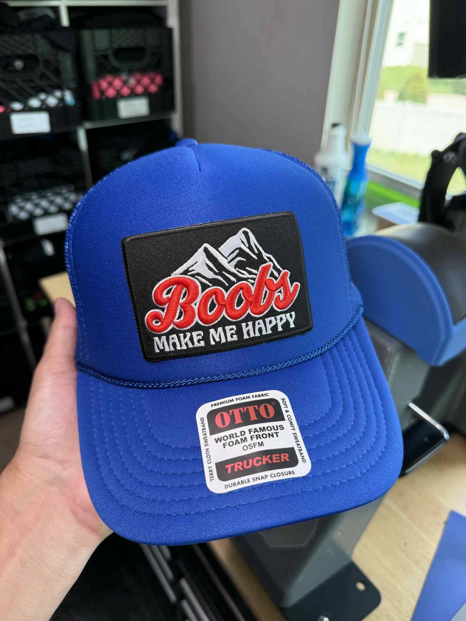 Make Me Happy Patch Hat Luckless Outfitters
