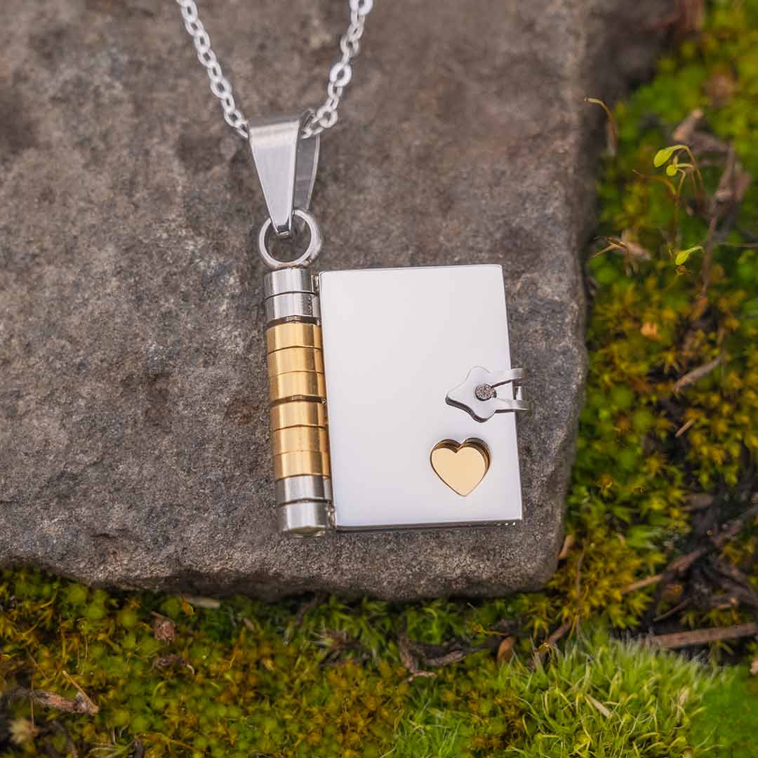 Book with Pages Necklace Princess Awesome & Boy Wonder