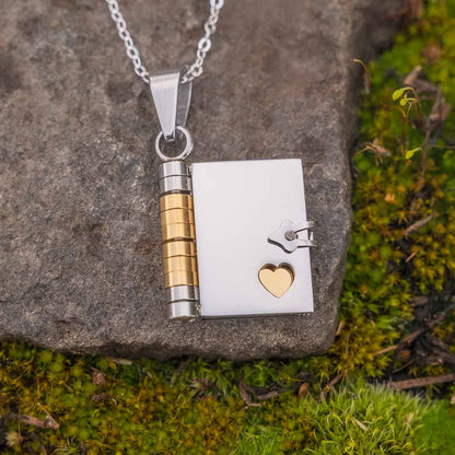 Book with Pages Necklace Princess Awesome & Boy Wonder