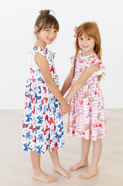 Born to Sparkle Flutter Sleeve Twirl Dress Mila & Rose ®