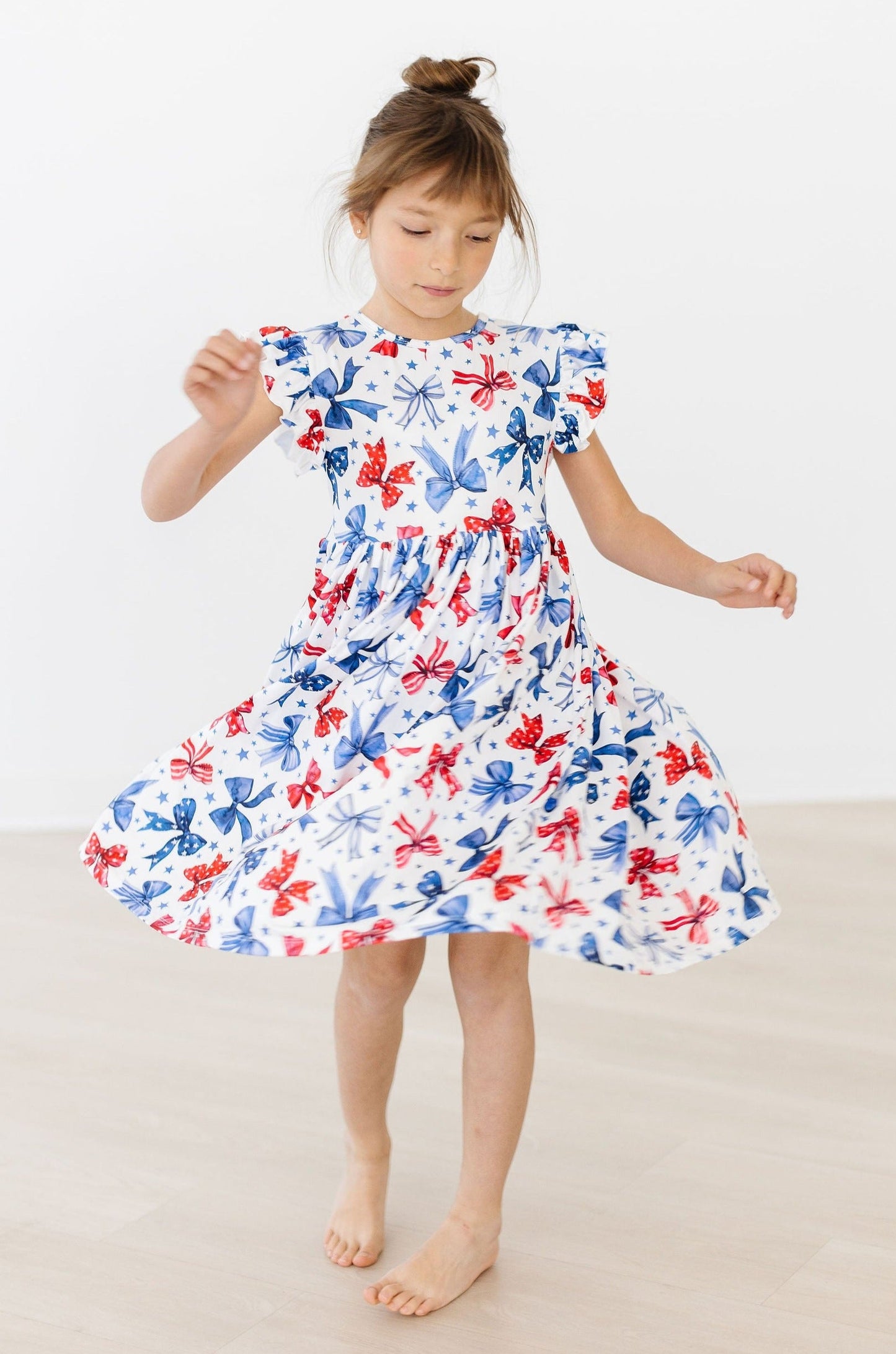 Born to Sparkle Flutter Sleeve Twirl Dress Mila & Rose ®