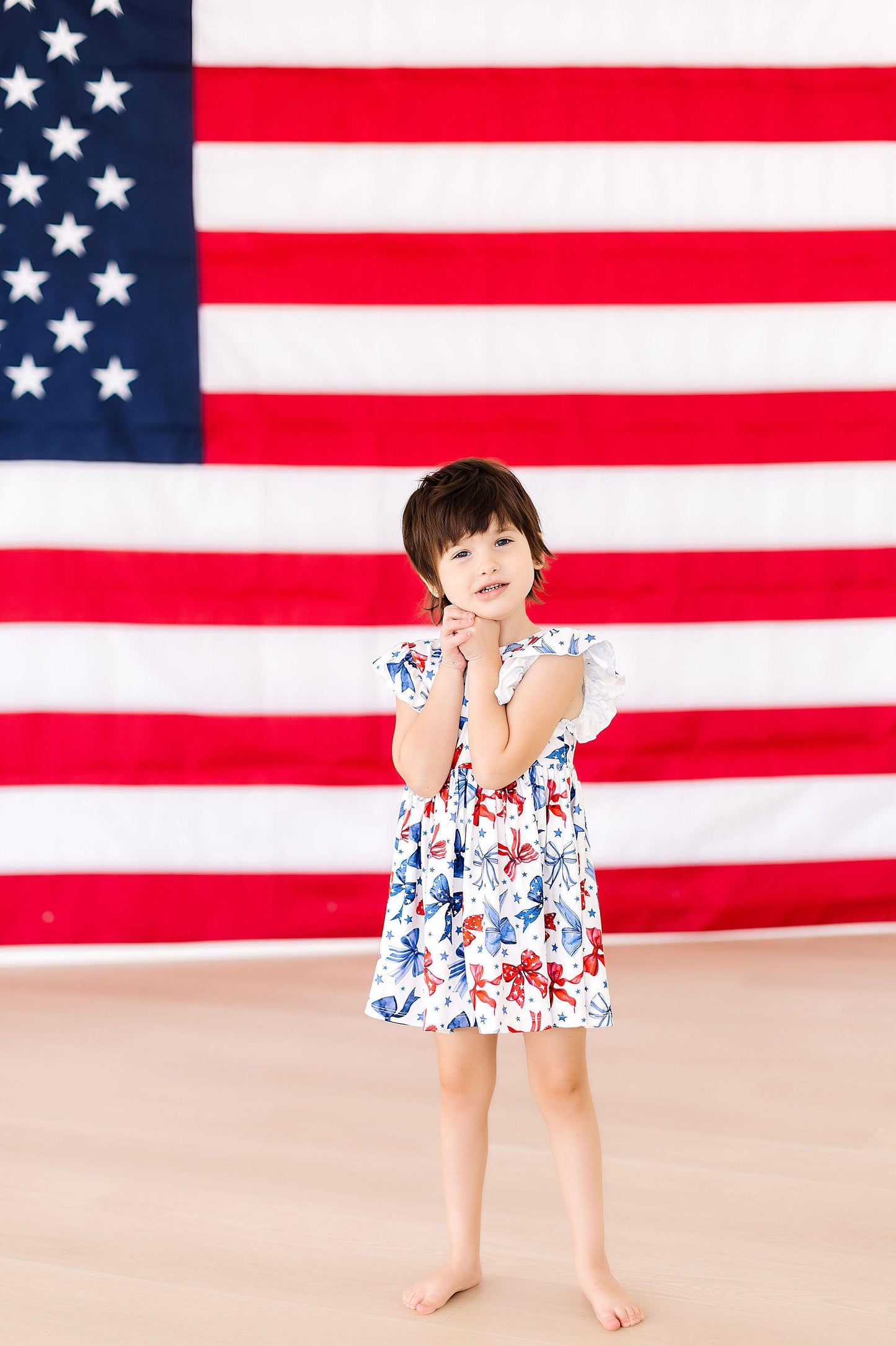 Born to Sparkle Flutter Sleeve Twirl Dress Mila & Rose ®