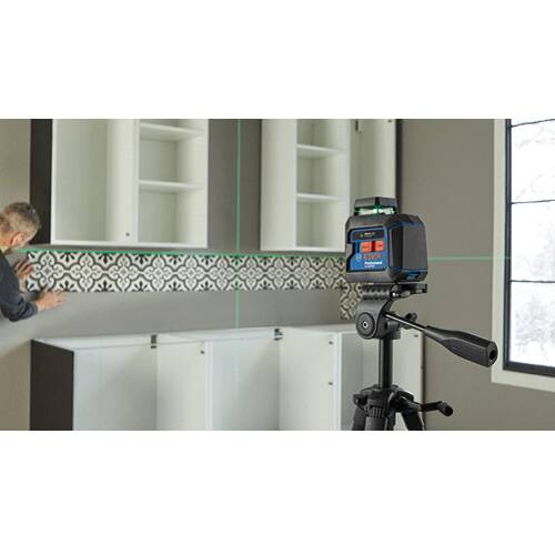 BOSCH GLL50-40G Green Beam Self-Leveling 360 Degree Cross-Line Laser VM Hardware