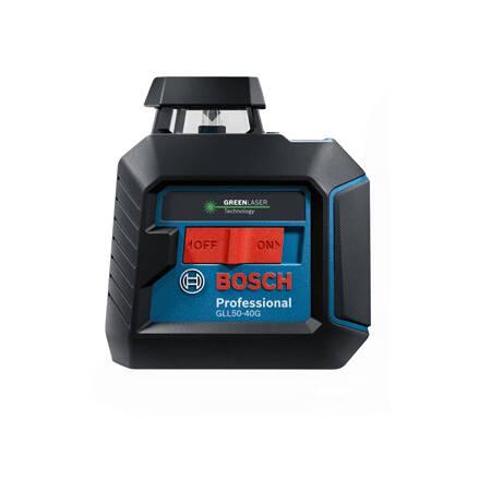 BOSCH GLL50-40G Green Beam Self-Leveling 360 Degree Cross-Line Laser VM Hardware