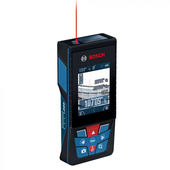 BOSCH GLM400CL Blaze Outdoor Pro 400' Camera Laser Distance Measure - GLM400CL VM Hardware