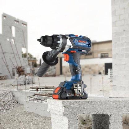BOSCH GSB18V-755CB25 18V Brute Tough Hammer Drill w/ 2 4.0Ah Core Compact Batteries - GSB18V-755CB25 VM Hardware