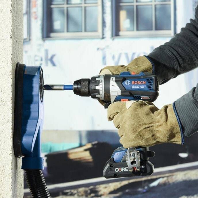 BOSCH GSB18V-755CB25 18V Brute Tough Hammer Drill w/ 2 4.0Ah Core Compact Batteries - GSB18V-755CB25 VM Hardware