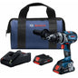 BOSCH GSB18V-755CB25 18V Brute Tough Hammer Drill w/ 2 4.0Ah Core Compact Batteries - GSB18V-755CB25 VM Hardware