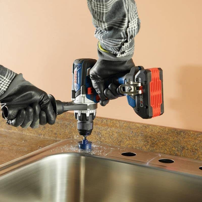 BOSCH GSB18V-755CB25 18V Brute Tough Hammer Drill w/ 2 4.0Ah Core Compact Batteries - GSB18V-755CB25 VM Hardware