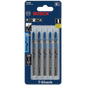 BOSCH T118A 5 pc. 3-5/8 In. 17-24 TPI Basic for Metal T-Shank Jig Saw Blades VM Hardware