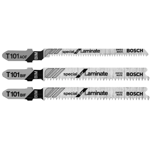BOSCH T503 3 pc. Hardwood/Laminate Flooring T-Shank Jig Saw Blade Set VM Hardware
