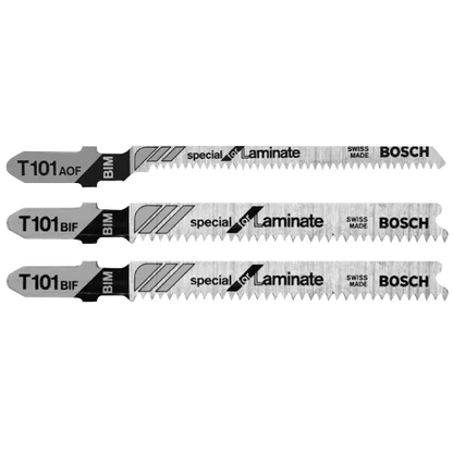 BOSCH T503 3 pc. Hardwood/Laminate Flooring T-Shank Jig Saw Blade Set VM Hardware