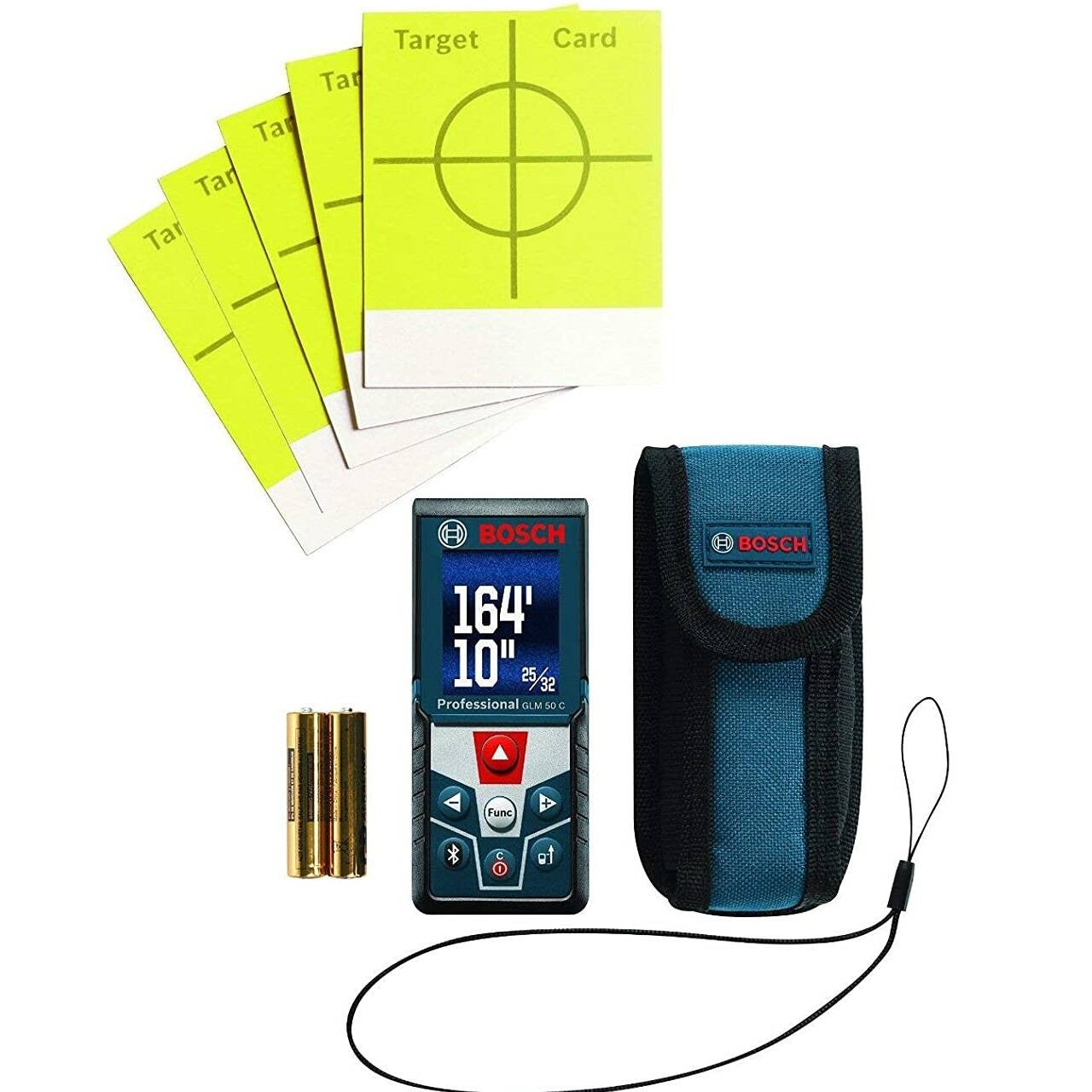 BOSCH GLM50C Bluetooth Laser Measure w/ Color Display & Inclinometer 165' - GLM50C VM Hardware