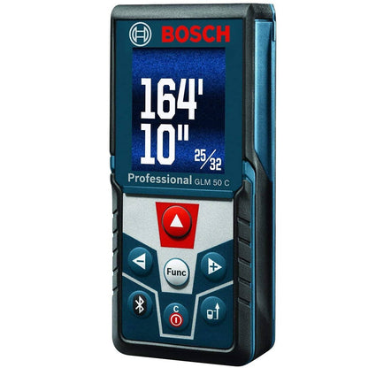 BOSCH GLM50C Bluetooth Laser Measure w/ Color Display & Inclinometer 165' - GLM50C VM Hardware