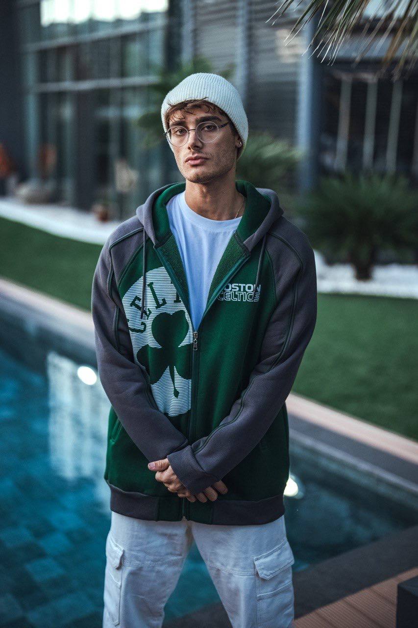 Boston Celtics Full-Zip Hoodie Withinblack
