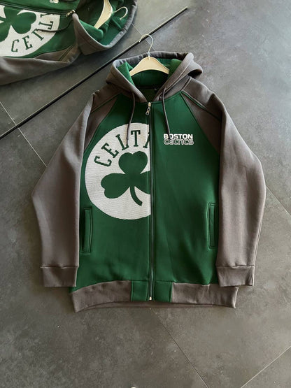 Boston Celtics Full-Zip Hoodie Withinblack