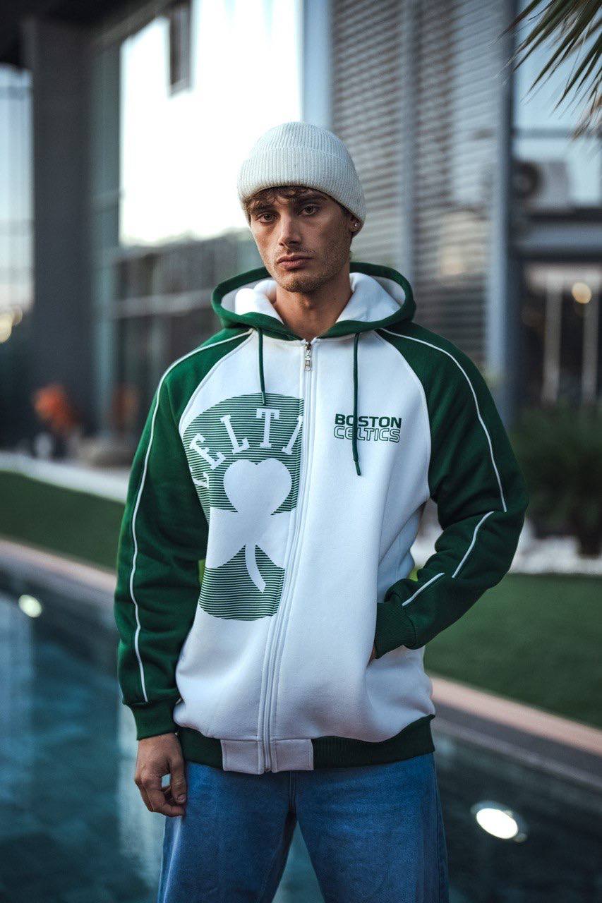 Boston Celtics Full-Zip Hoodie Withinblack