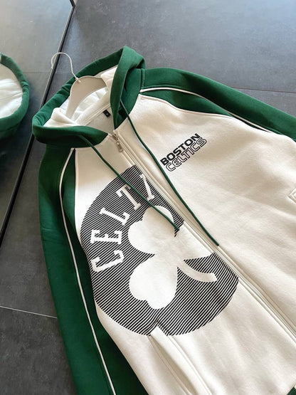 Boston Celtics Full-Zip Hoodie Withinblack