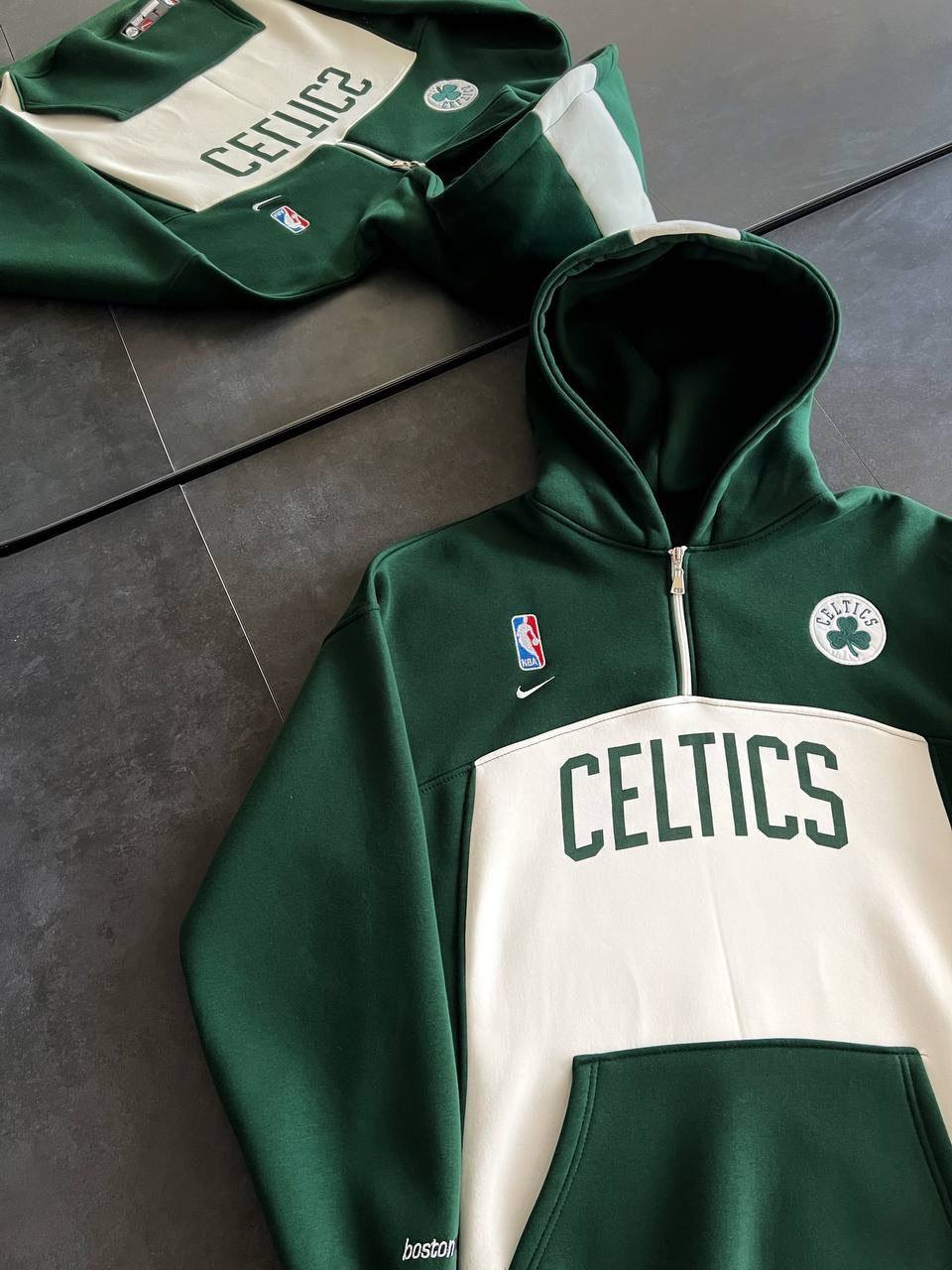Boston Celtics Oversized Hoodie with Pockets Withinblack