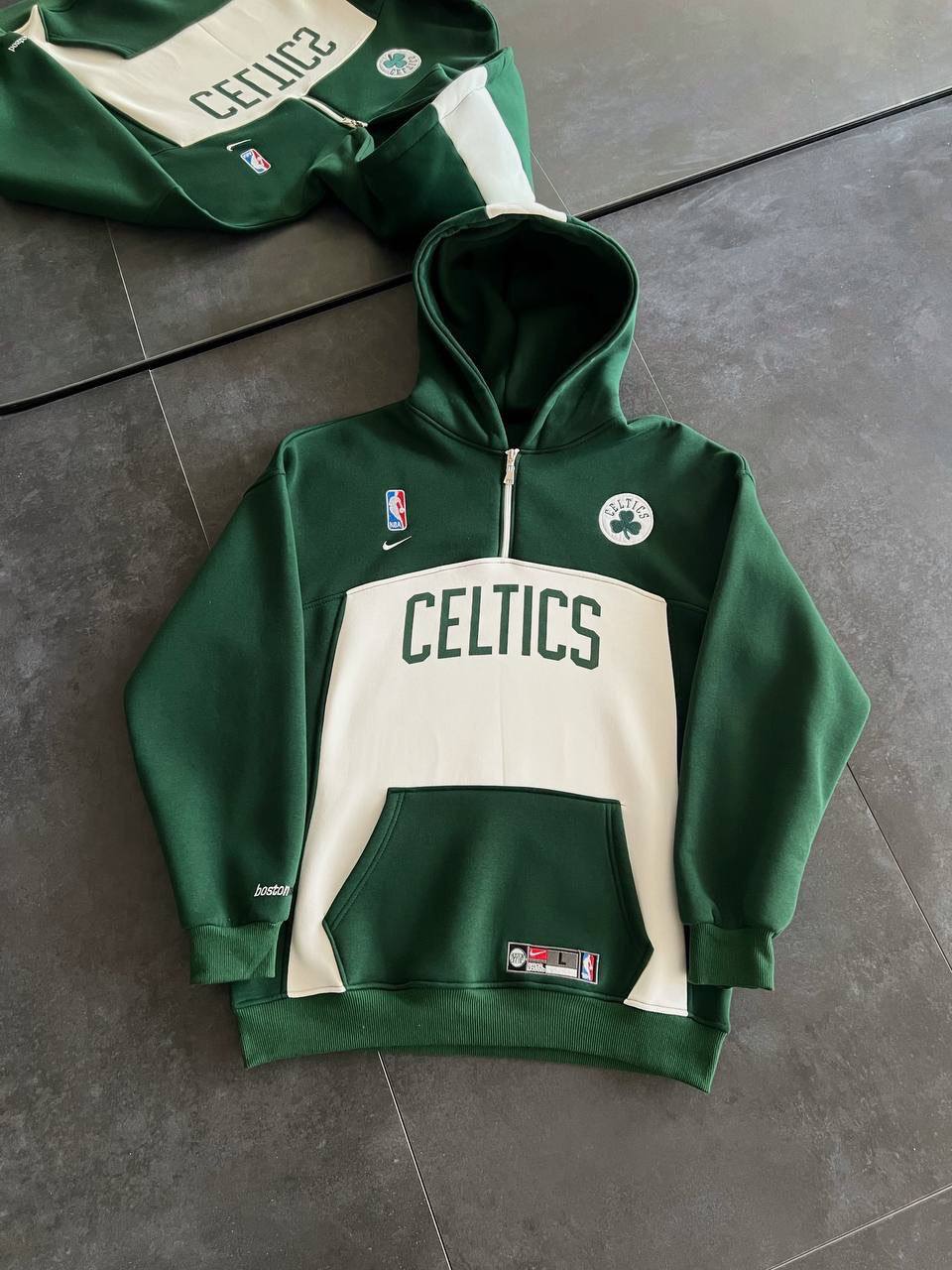 Boston Celtics Oversized Hoodie with Pockets Withinblack