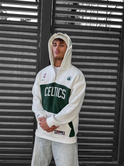 Boston Celtics Oversized Hoodie with Pockets Withinblack
