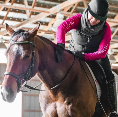 Inside Leg Outside Rein Baselayer: Boysenberry Horseplay Apparel