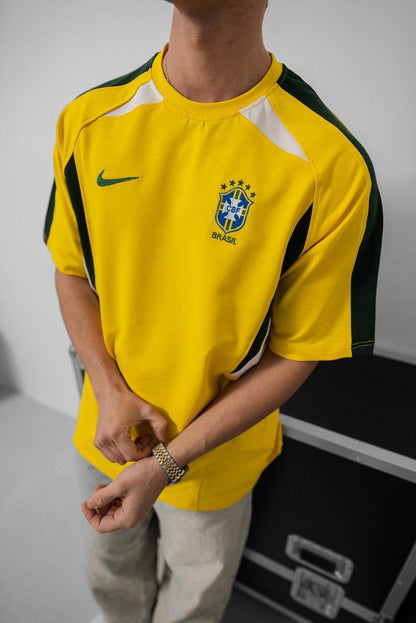 Brazil 2002 Home Jersey - Vintage Football Jersey - Retro Soccer Kit Withinblack