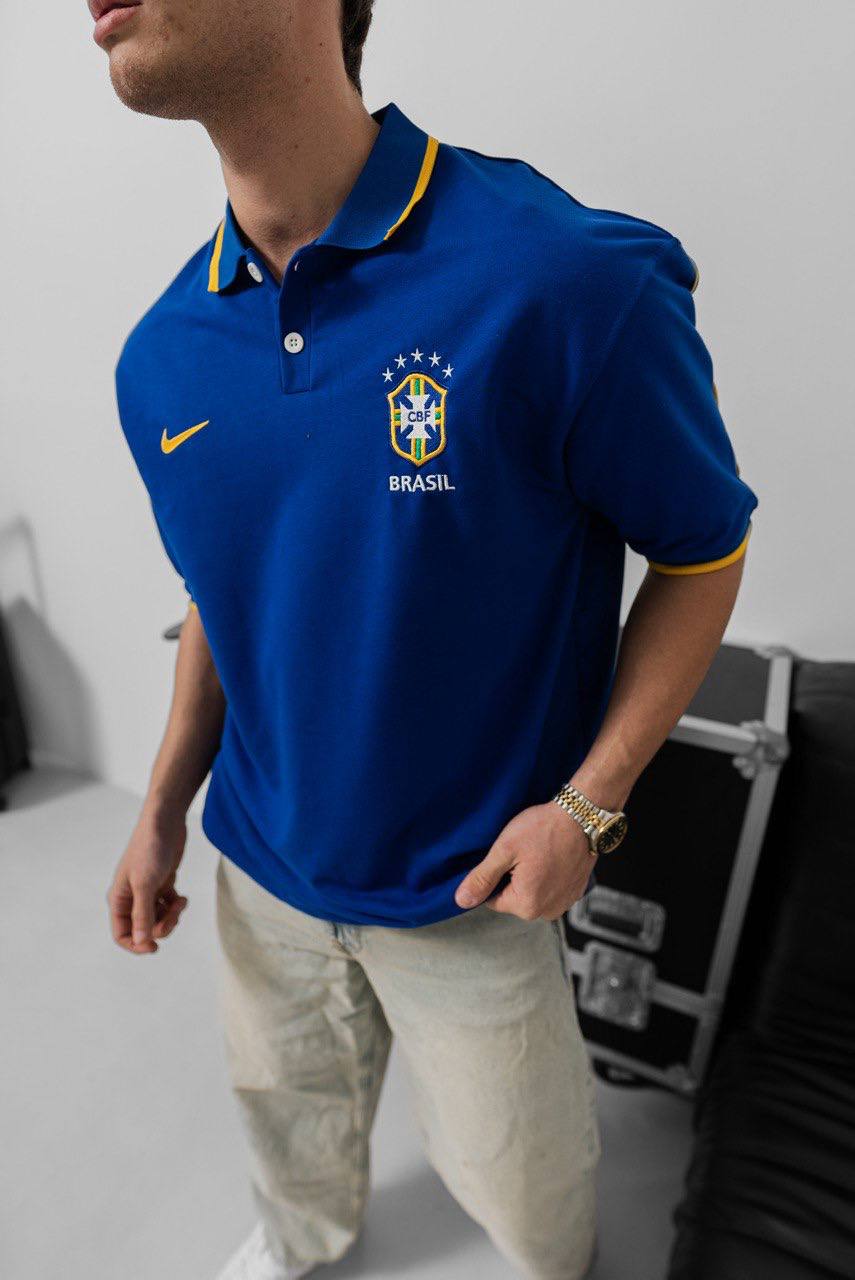 Brazil Football Jersey - Retro Graphic Tee - Vintage Soccer Shirt - Brasil Fan Top Withinblack