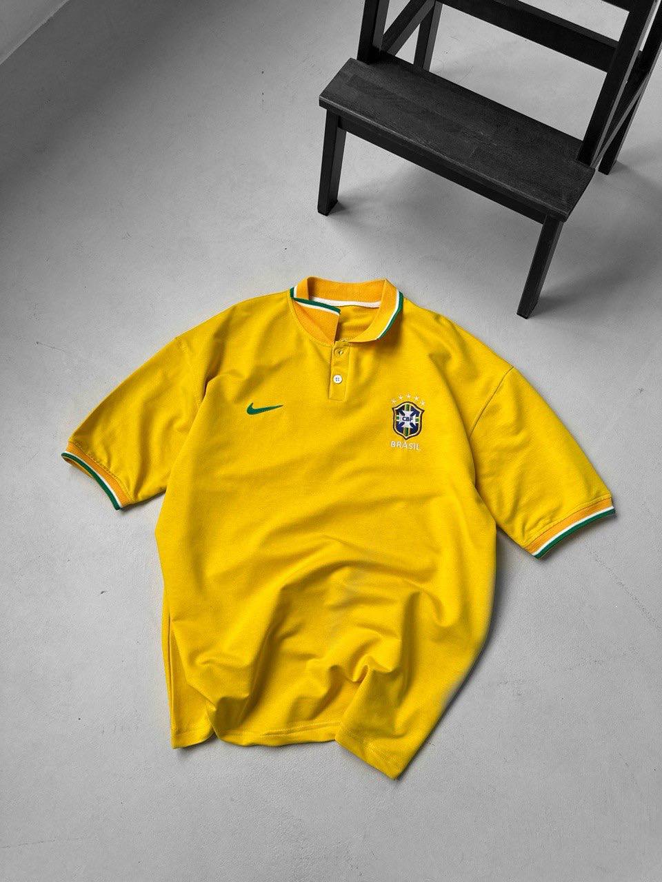 Brazil Football Jersey - Retro Graphic Tee - Vintage Soccer Shirt - Brasil Fan Top Withinblack