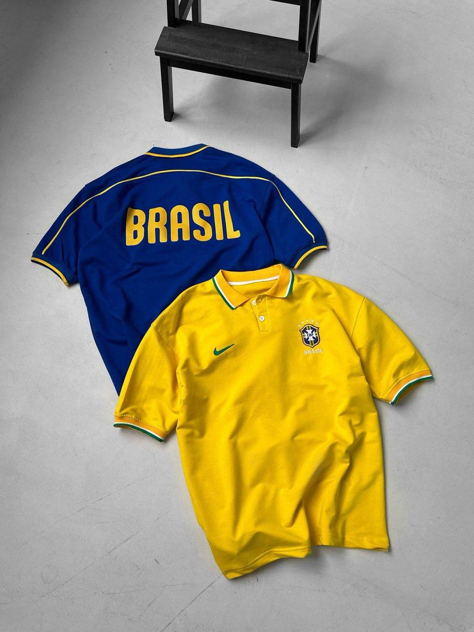 Brazil Football Jersey - Retro Graphic Tee - Vintage Soccer Shirt - Brasil Fan Top Withinblack