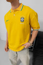 Brazil Football Jersey - Retro Graphic Tee - Vintage Soccer Shirt - Brasil Fan Top Withinblack