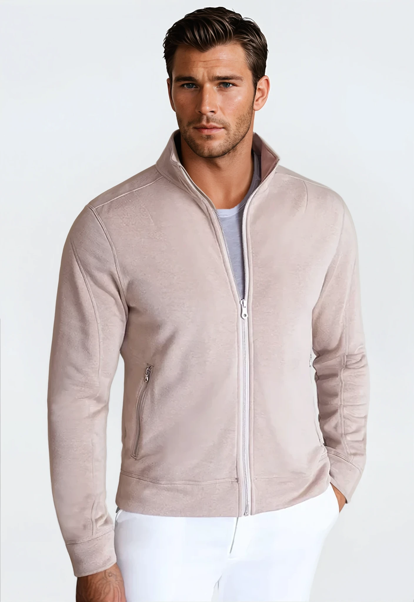 Breckenridge Full-Zip Sweatshirt - Camel Buki